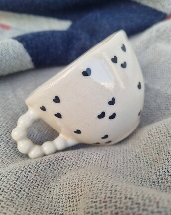 Filiżanka ceramiczna SERDUSZKA, krusz art