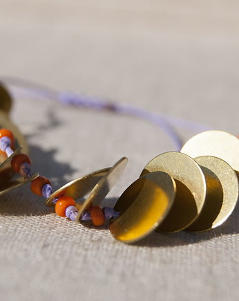 Bransoletka Discs Violet&Orange, Las Manos