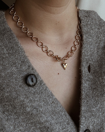 Naszyjnik Heart Chain, Chmolowska Jewellery