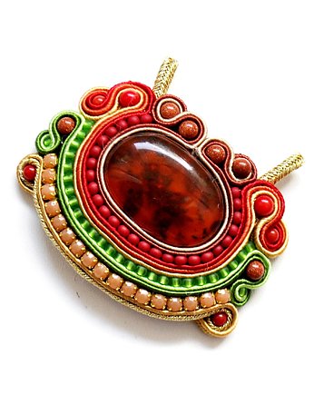 Sutaszowy wisior AMBER, Sylwia Żak