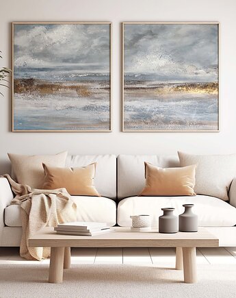 Abstrakcja Natura no. 4  Ręcznie malowany obraz XXL Strukturalny obraz, Diana Abstract Art