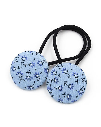 Gumki do włosów Bobbles Blue Little Flowers, Momilio