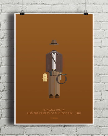 Plakat Indiana Jones , minimalmill