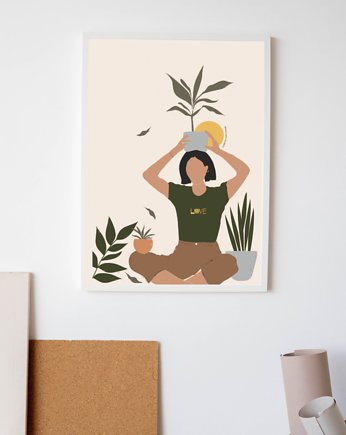Plakat MAŁA LADY PLANTS, Peprojektuje