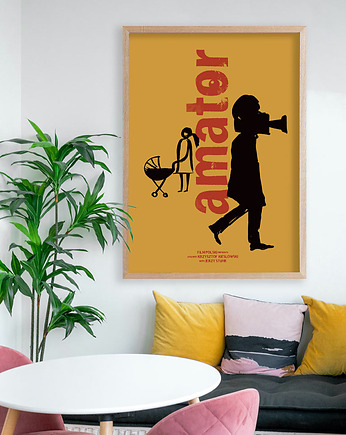 Amator - plakat filmowy, minimalmill