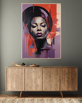 Barwy Afryki - Plakat - Druk - Abstrakcja, Surrealizm, Fotografia, Loft #40, Black Sapphire Art