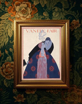 PLAKAT art deco okładka vintage Vanity Fair 1919 ilustracja, black dot studio