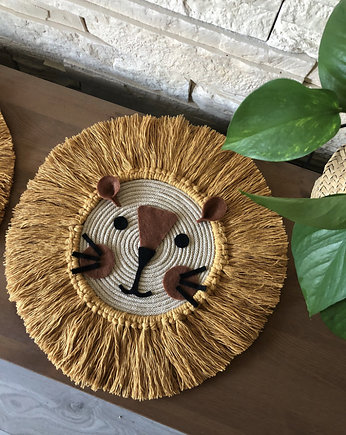 Lew dekoracja ścienna do pokoiku dziecięcego, renartgifts