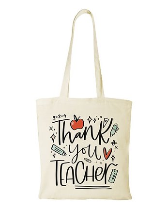 Torba bawełniana "Thank you Teacher", Fotobloki and decor