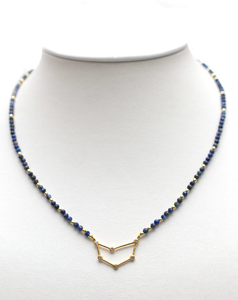 Naszyjnik - talizman harmonii dla Koziorożca z Lapis Lazuli., mdesign