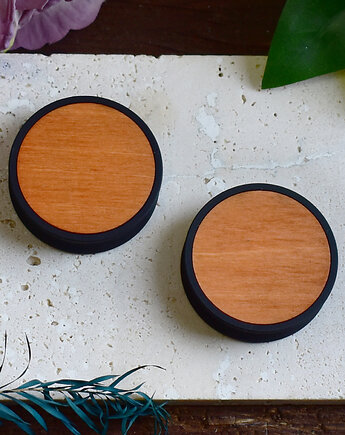 Tunele do uszu 10-100mm / wypełnienie z drewna / toscana, Spirit Of Copper