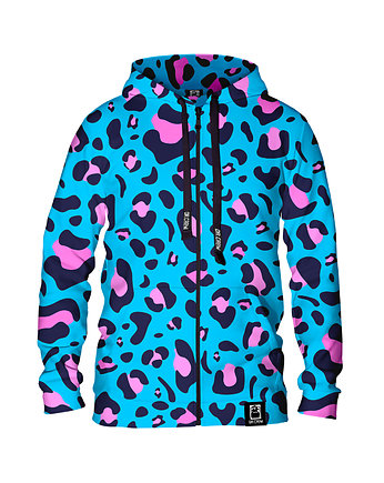 Męska Bluza Expres Zamek DR.CROW Panterka Blue, DrCrow