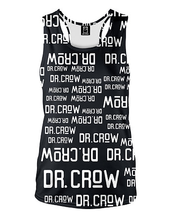 DR.CROW Bokserka Damska Logo Napisy, DrCrow
