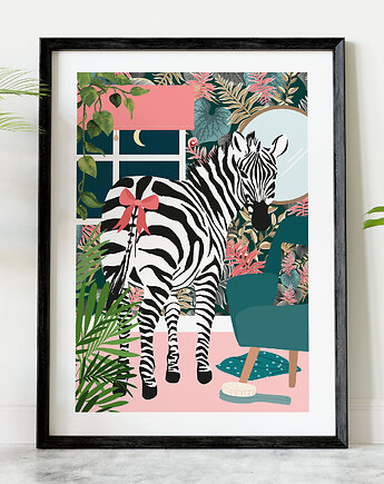 Plakat Wieczór Zebry w Dżungli, Harvest Maison