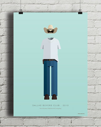 Plakat Dallas Buyers Club, minimalmill