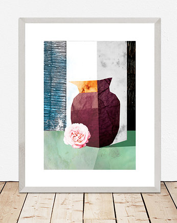 Plakat w stylu vinatge, kolaż, Dekorando