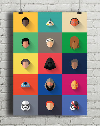 Star Wars - Gwiezdne Wojny - plakat giclee, minimalmill