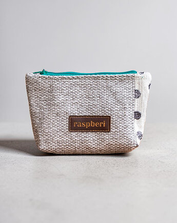 Etui na klucze plecionka, raspberi