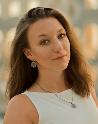 Dyski greckie - kolczyki srebrne, VENUS GALERIA
