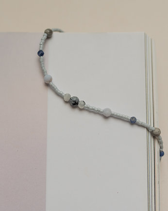 Bransoletka Harmonia - Selenit Jaspis Sodalit Chalcedon, w hand works