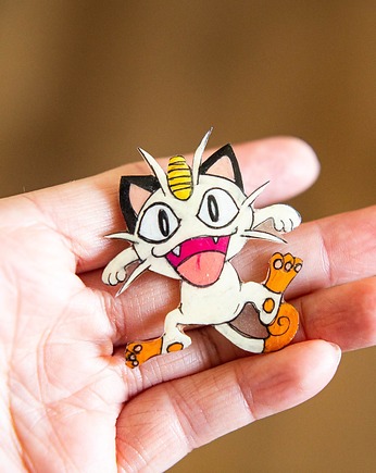 Broszka Meowth, Pintura