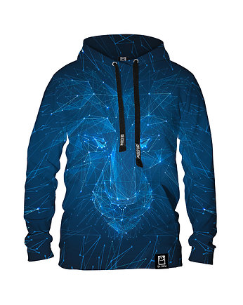 Męska Bluza z kapturem Lew Laser, DrCrow