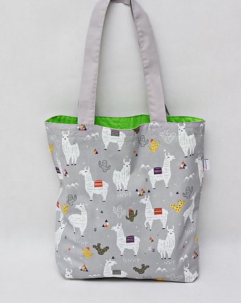 Torba na zakupy shopperka eko torba lama alpaka, Uszyciuch