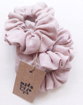 100% len, 3 scrunchies old rose, madebyjokpa