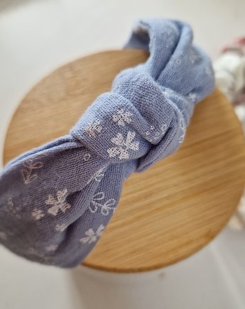 Opaska węzeł muślinowa, maka design