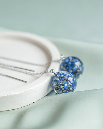 Kolczyki z niezapominajkami