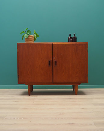 Szafka tekowa, duński design, lata 60, B, Przetwory design