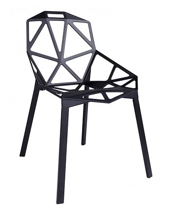 Krzesło Split Czarne Aluminium, MIA home