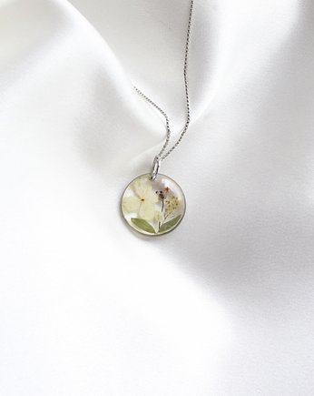 wisiorek z bukietem i hortensją, Flores Jewellery