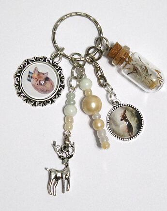 Breloczek - Lisek, sarna, dmuchawiec, yenoo