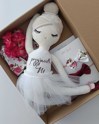 Lalka szmaciana  personalizowana  57 cm + zestaw kokardek, Little Angels