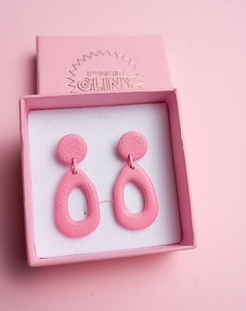 Kolczyki w organicznym kształcie Klara, Dwie Gliny