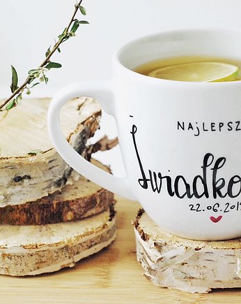 Kubek NAJLEPSZA ŚWIADKOWA Z WYBRANĄ DATĄ, Jędrki