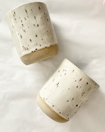 Ceramiczna czarka, kubek - przepiórcza biel, Och ceramika