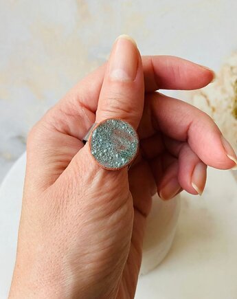 Pierścionek ceramiczny Polne Światło, annaflora