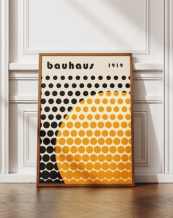 Minimalistyczny plakat - Bauhaus 1919 - Do salonu, sypialni, biura, DAPIDOKA