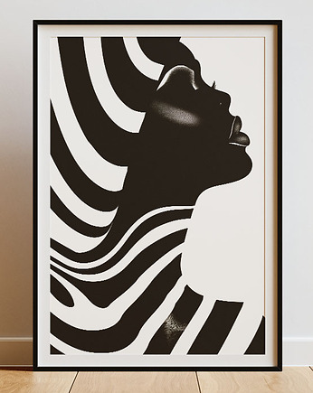 Plakat - Zebra woman, Harry Monkey