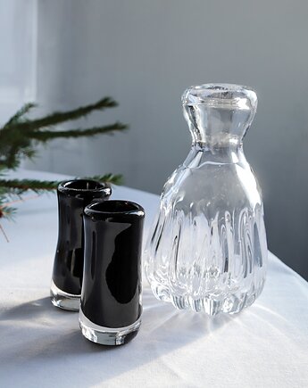 Zestaw dwóch kieliszków i karafki "Optyk", Pietkiewicz Design