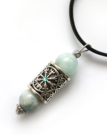 Akwamaryn Vegvisir wisior ochronny, KEIT