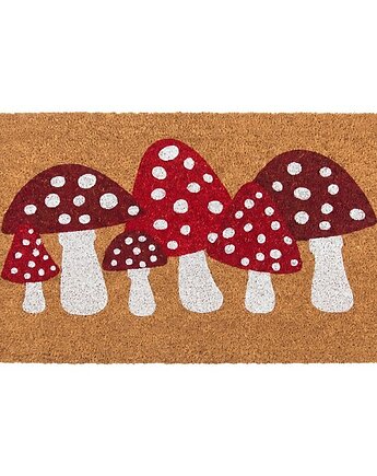 Wycieraczka wejściowa kokos, Mushrooms, 75x45 cm, MIA home