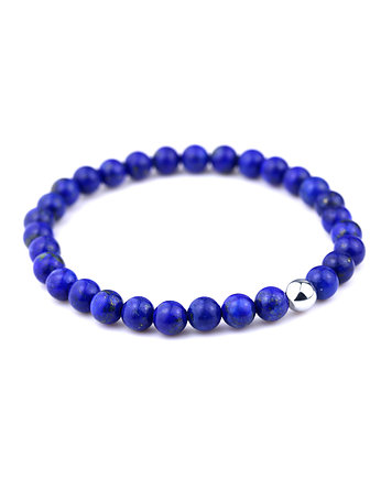 Bransoletka Męska Lapis Lazuli Niebieski, Brazi Druse Jewelry