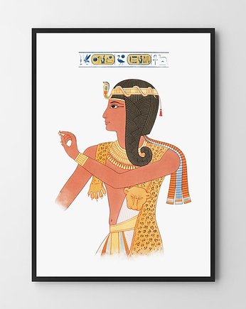 Plakat Starożytny Egipt faraon portret, OKAZJE - Prezent na Parapetówkę