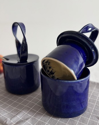 Ceramiczna maselniczka francuska i cukiernica / Elegancki akcent na Twoim stole, bien.ceramics