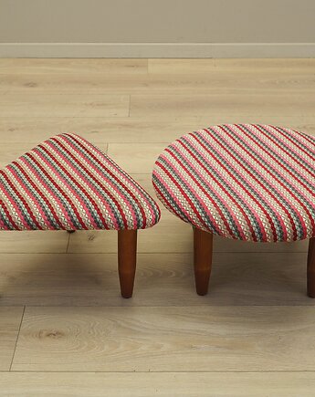 Komplet dwóch podnóżków, duński design, lata 90, produkcja: Dania, Przetwory design