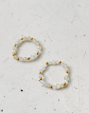 Pierścionek elastyczny Cytryn, Chmolowska Jewellery