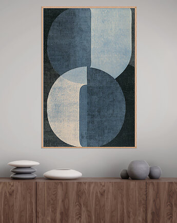 Geometria natury - Plakat, druk - Minimalizm, Boho, Loft #10, Black Sapphire Art
